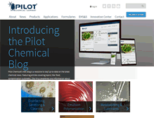 Tablet Screenshot of pilotchemical.com